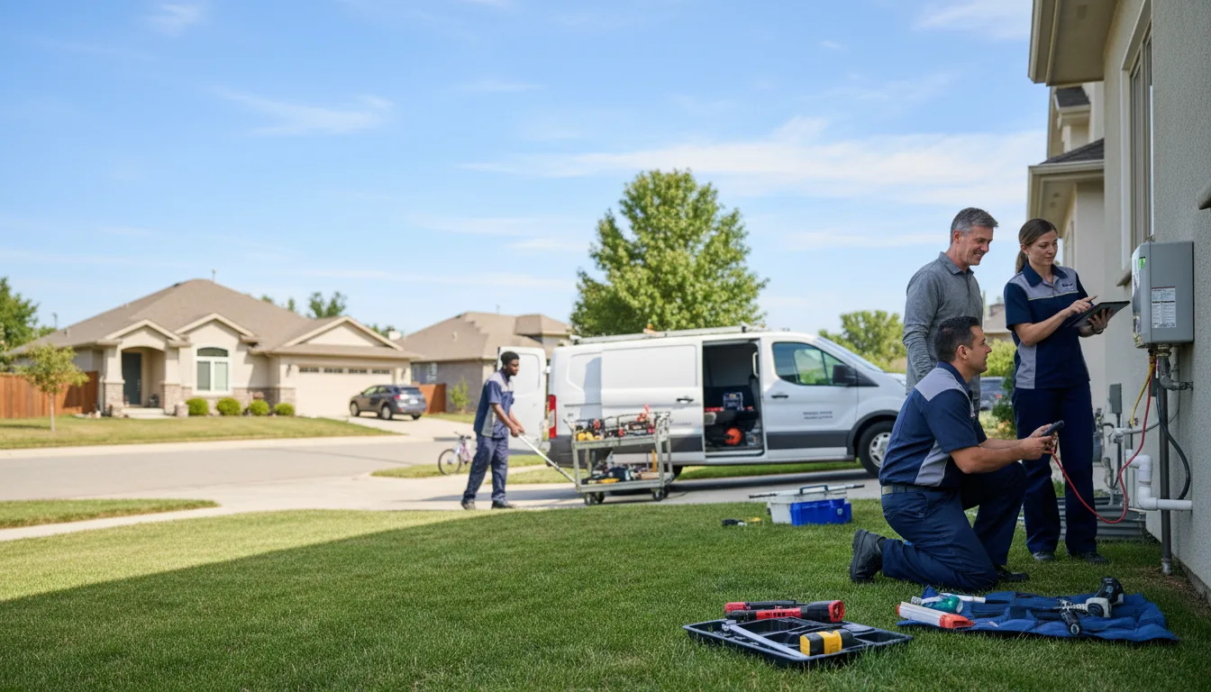 Tankless water heater service in Delmont, PA
